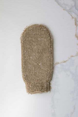 Exfoliating Body Scrub Glove: Jute