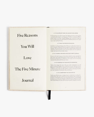 The Five Minute Journal (Mocha Lace)