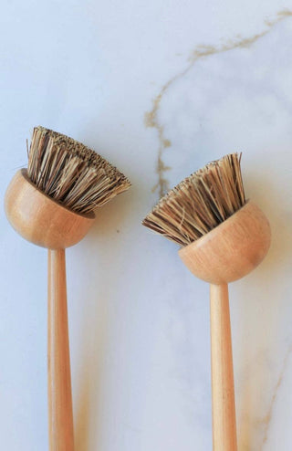 Round Head Wooden Dish Brush