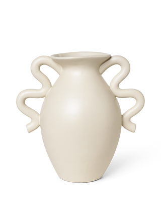 Verso Table Vase - Cream