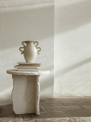 Verso Table Vase - Cream