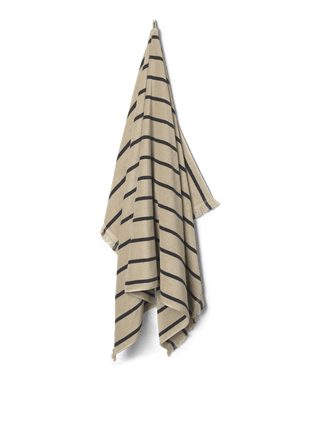 Alee Beach Towel - Sand/Black