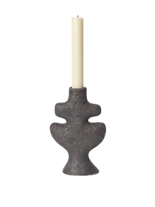 Yara Candle Holder Small - Rustic Iron