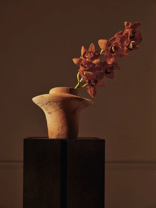 Evio Vase - Small - Burnt Umber