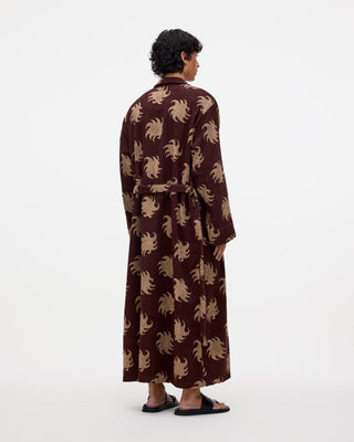 Mocha Ember Long Robe