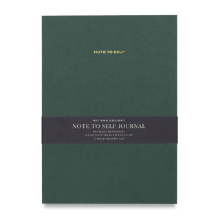 Green Note To Self Journal: Green