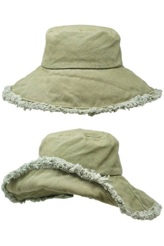 KEANU Raw Edge Bucket Hat