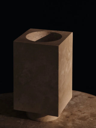 Hew Vase | Travertine