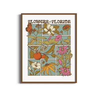 Florida Flowers: 20x25 cm / 8x10″