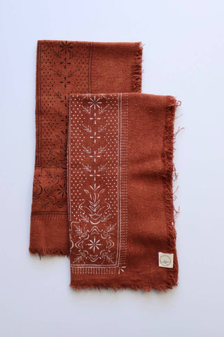 Terracotta Classic Print Naturally Dyed Bandana