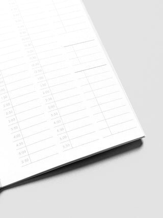 Travel Notebook | Pocket Plus: 30 Minute Time Block | Bordeaux