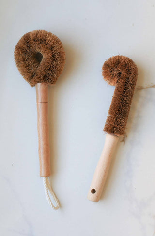 Coconut Cleaning Brushes: Bottle brush