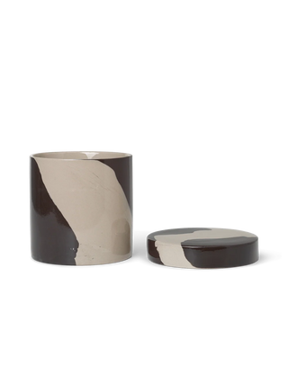 Ferm Living | Large Inlay Container (Sand/Brown)