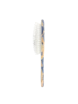 Hand-painted Spiral Shell Amazing Hair Day Brush | Eco-Friendly