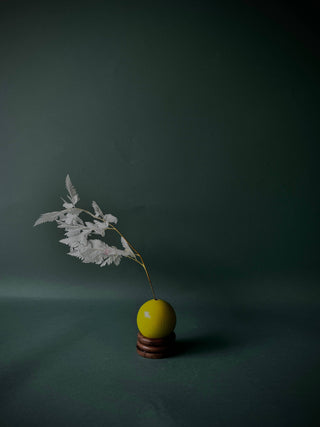 Wooden Incense Holder - Chartreuse