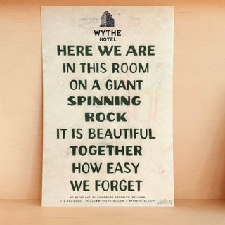 A Giant Spinning Rock - Art Print by Lordcowboy