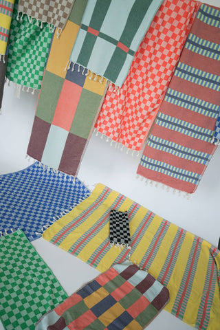 LATTICE TURKISH TOWEL / RUM PUNCH: Bath Towel