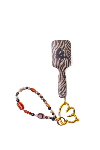 ZEBRA KAXI Mini Scalp to Ends Brush — Travel-Size Brush