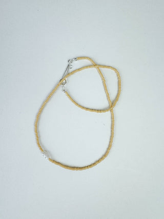 The Khadi Necklace Butter Yellow: Gold-Fill / 15"