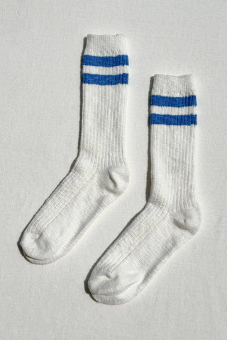 Cottage Varsity Socks: Oatmeal Varsity