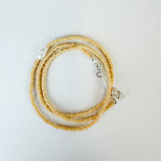 The Khadi Necklace Butter Yellow: Gold-Fill / 15"