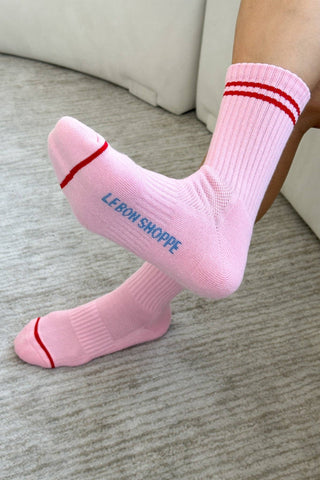 Boyfriend Socks: Grape
