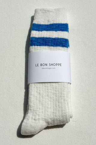 Cottage Varsity Socks: Oatmeal Varsity