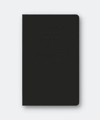 Embossed Notebook (Black) | Public Supply