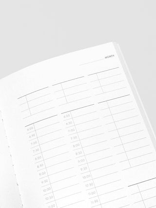 Travel Notebook | Pocket Plus: 30 Minute Time Block | Bordeaux
