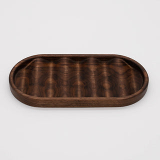 Ripple Tray: Walnut