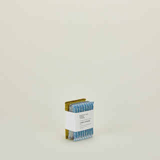 LUREX SPONGES - SET OF 3 - BLUE/GOLD/SILVER