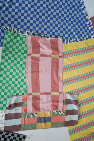 FENCE TURKISH TOWEL / ROSE: Bath Towel