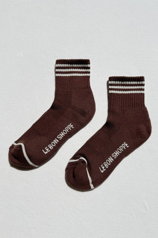 Girlfriend Socks: Mahogany