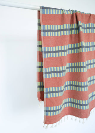 LATTICE TURKISH TOWEL / RUM PUNCH: Bath Towel