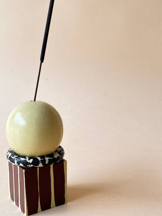 Wooden Incense Holder - CERCEAU: Provence Blue