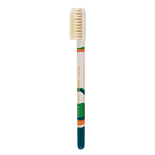 Sicily Soft Natural Bristles Toothbrush by Lavorati a Mano: Green