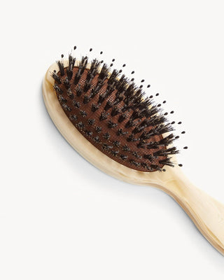 Petite Travel Hair Brush in Alabaster