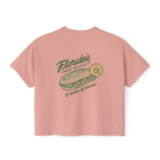 Pub Sub Club - Color Boxy Tee: Ivory / S