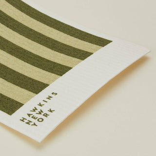 ESSENTIAL SWEDISH DISHCLOTH - SET OF 6, OLIVE/SAGE