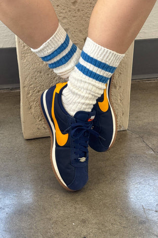 Cottage Varsity Socks: Oatmeal Varsity