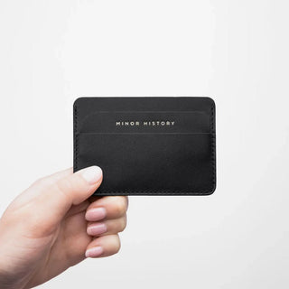 Minor History Card Holder - Black
