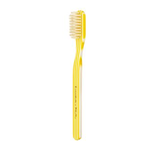 Capri Medium Natural Bristles Toothbrush by Lavorati a Mano: Yellow