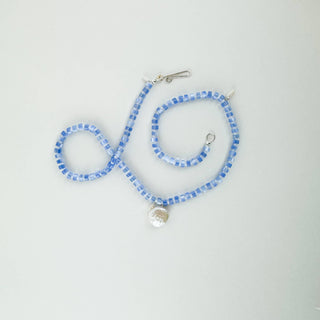 The Galileo Galilei - Blue/White: 16" / Sterling Silver