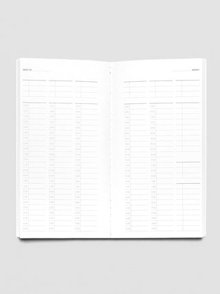 Travel Notebook | Pocket Plus: 30 Minute Time Block | Bordeaux