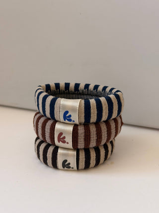 UNIVERSITY STRIPED HAIR TIE PACK