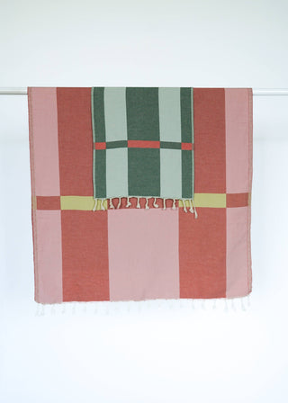 FENCE TURKISH TOWEL / ROSE: Bath Towel