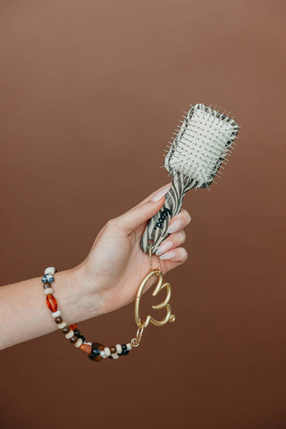 ZEBRA KAXI Mini Scalp to Ends Brush — Travel-Size Brush
