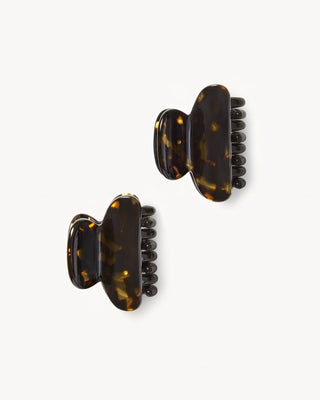 Twin Heirloom Claws in Dark Tortoise