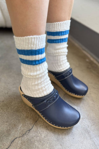 Cottage Varsity Socks: Oatmeal Varsity