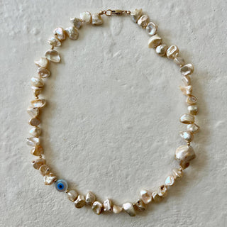 Kata Pearl Evil Eye Protection Necklace